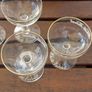 5 x 50s,60s white velvet glasses,vintage collectors item,,sold as seen .hard to come by. Image 7
