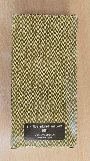 Rare Vintage 1960s Lentheric Tweed Perfumed Soap Set Collectible Unused