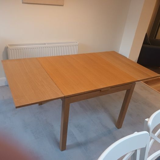 ikea bjursta extendable table