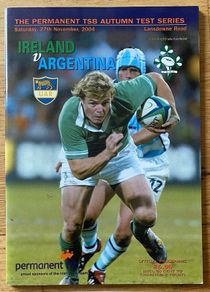 2004 Ireland v Argentina - November International Programme