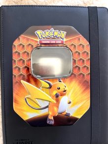 Pokemon Tin / Collector Tin Hidden Fates Raichu Charizard 2019