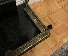 brass fire surround