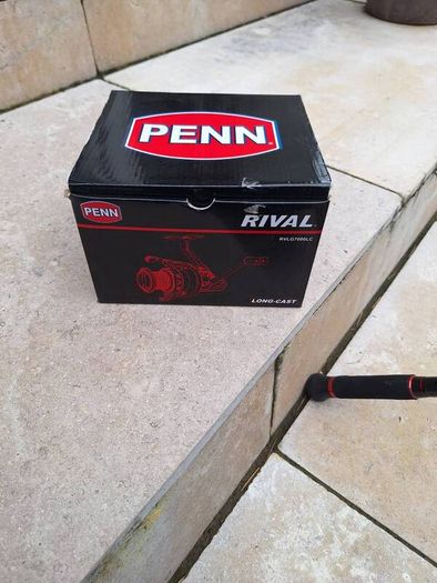Penn squadron II 14 ft rod and penn rival 7000 reel