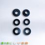 White Plastic Eyelets 12mm  pack of 10 Image 6