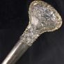 Antique crystal and silver vase Image 9