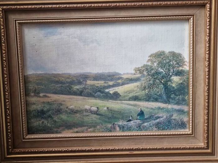 G.Turner "The Shepherd's Rest" Art Print Painting