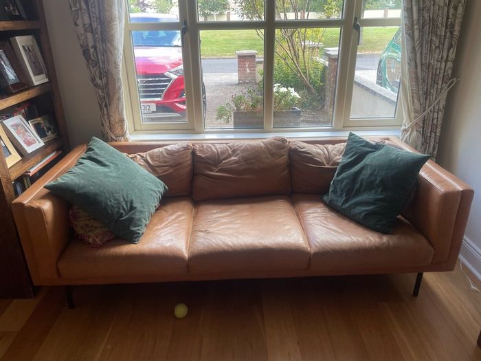 leather sofa