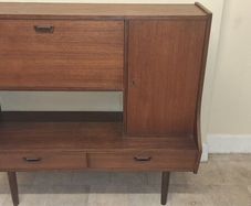Vintage Scandinavian Teak Bureau