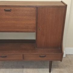 Vintage Scandinavian Teak Bureau