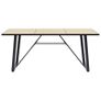 Dining Table Oak 180x90x75 cm MDF Image 2