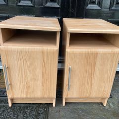 Matching Pair Of Solid Bedside Lockers - Tables - Can Deliver