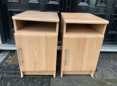 Matching Pair Of Solid Bedside Lockers - Tables - Can Deliver