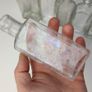 193 - Set of 7 Vintage Clear Glass Collectible Decorative Bottles Image 5