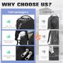 for Ryanair Cabin Bags 40x30x20, Small Underseat Carry On Travel Backpack Casual Hand Luggage Flight Loptop Bags for Women Men Cabin Size Rucksack Image 7
