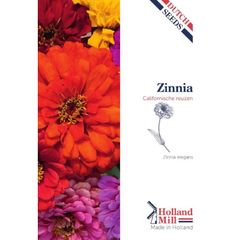 Holland Mill Zinnia Elegans Seeds - Giants of California Mixed 1g