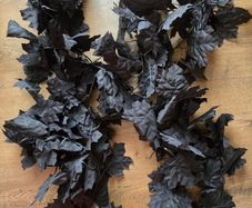 Artificial Halloween leaf garlands