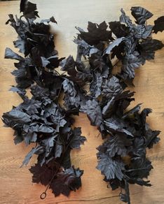 Artificial Halloween leaf garlands