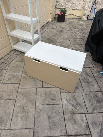 Storage box and shelves