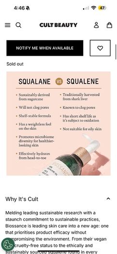 Biossance Limited Edition 100% Squalane Jumbo 200ml