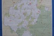 Detailed Map Of The Oberon Area Of New South Wales Australia