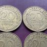 Collection of 14 old French coins 20 10 and 5 centimes 1966 1997 Image 8