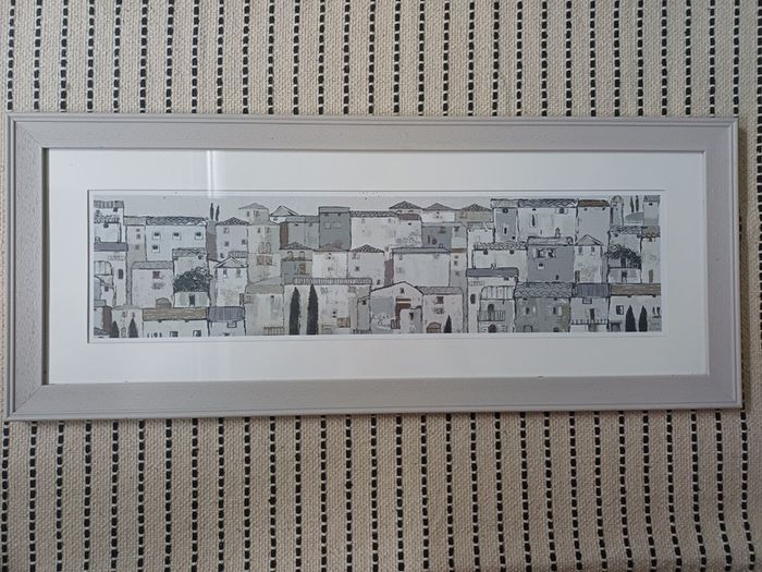 Framed rooftop print