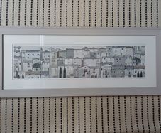 Framed rooftop print