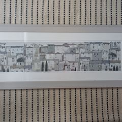 Framed rooftop print