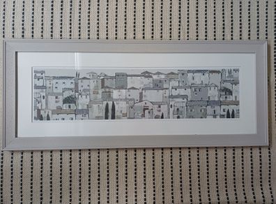 Framed rooftop print