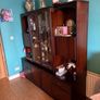 Large Mahogany-Style Display / Wall Unit Image 3