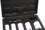 7 Piece Bi-Metal All Purpose Hole Saw Kit with Carry Case 22mm to 38mm