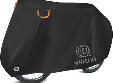Bike Cover for 2 Bikes, Waterproof Bike Covers for Outside Storage, 190T Nylon Waterproof Bicycle Cover Anti Dust Rain UV Protection for Mountain Bike and Road Bike with Lock-holes Storage Bag