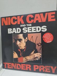 Signed by Nick Cave , Tender Prey Vinyl , Signed