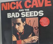Signed by Nick Cave , Tender Prey Vinyl , Signed