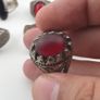 Heritage Antique Jewellery Lot 15 Mixed Brass Statement Rings Image 6