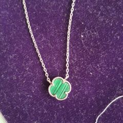 silver necklace