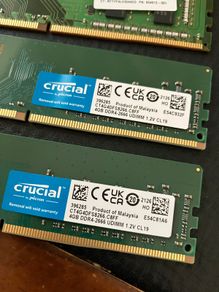 12GB DDR4 Desktop RAM 3x4GB Crucial