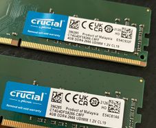 12GB DDR4 Desktop RAM 3x4GB Crucial