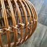 Vintage wicker ottoman Image 4
