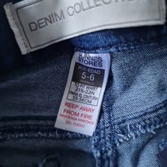 Girls 5-6 DUNNES skinny denim jeans