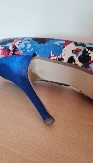 Floral Print Heels