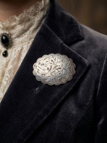 1950's Burkhardt Sterling Silver Brooch