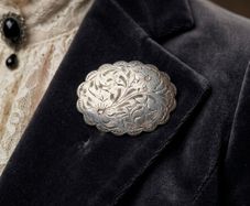 1950's Burkhardt Sterling Silver Brooch