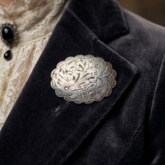 1950's Burkhardt Sterling Silver Brooch