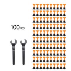 BRAND NEW 100x Alignment Tile Leveling Wedges Tile Spacers System Flat Ceramic Leveler