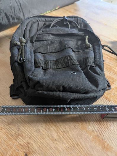 Black Utility Molle Bag
