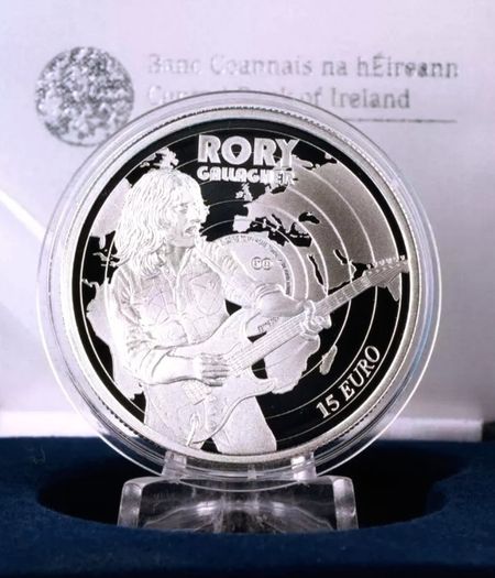 Rory Gallagher Silver Proof Central bank issue