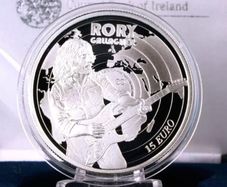 Rory Gallagher Silver Proof Central bank issue