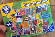 Big alphabet jigsaw