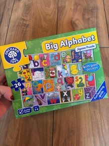 Big alphabet jigsaw